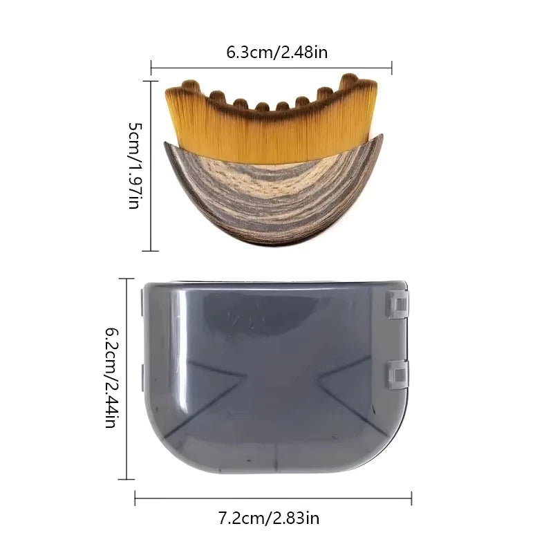 Facial Contour Massage Brush, Chin and Jawline Shaping, Reduces Puffiness, V-Line Massager, Chin Skin Shaping Tool.