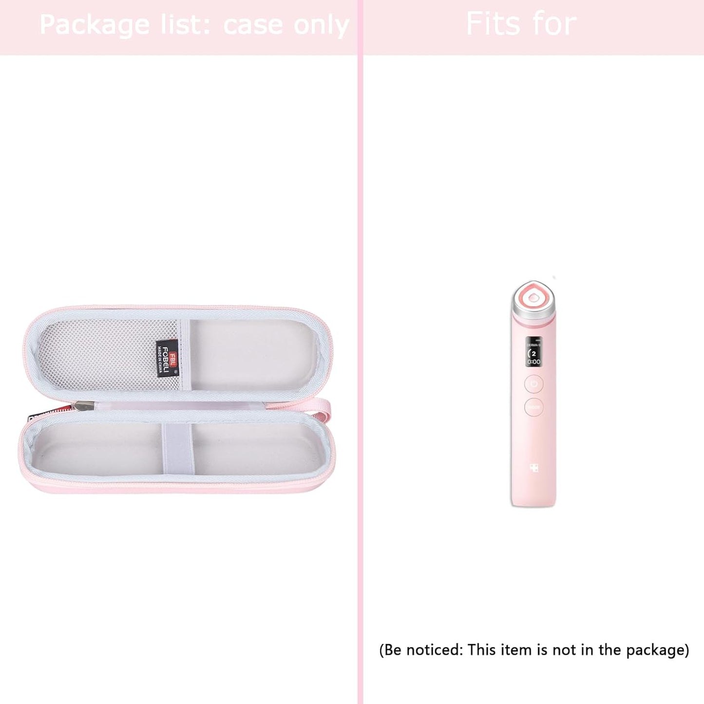Hard Case for Medicube Age-R Booster Pro Beauty Massager, Mini Booster Pro plus Facial Skin Care Tool (Case Only)
