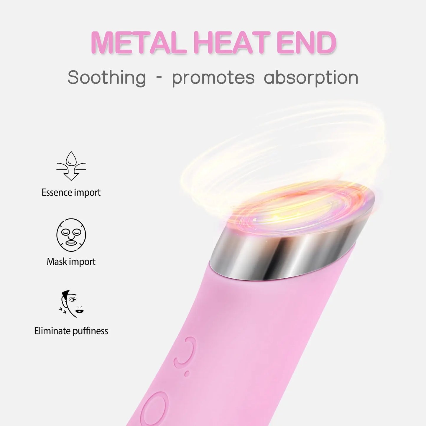 Facial Cleansing Brush, PRITECH Heatable Vibrating Face Scrubber with Massage, Silicone Face Scrubber for Women & Men, Electric Facial Cleanser for Deep Cleansing, Gentle Exfoliating (Pink) Summerwins Dealsforyoudays
